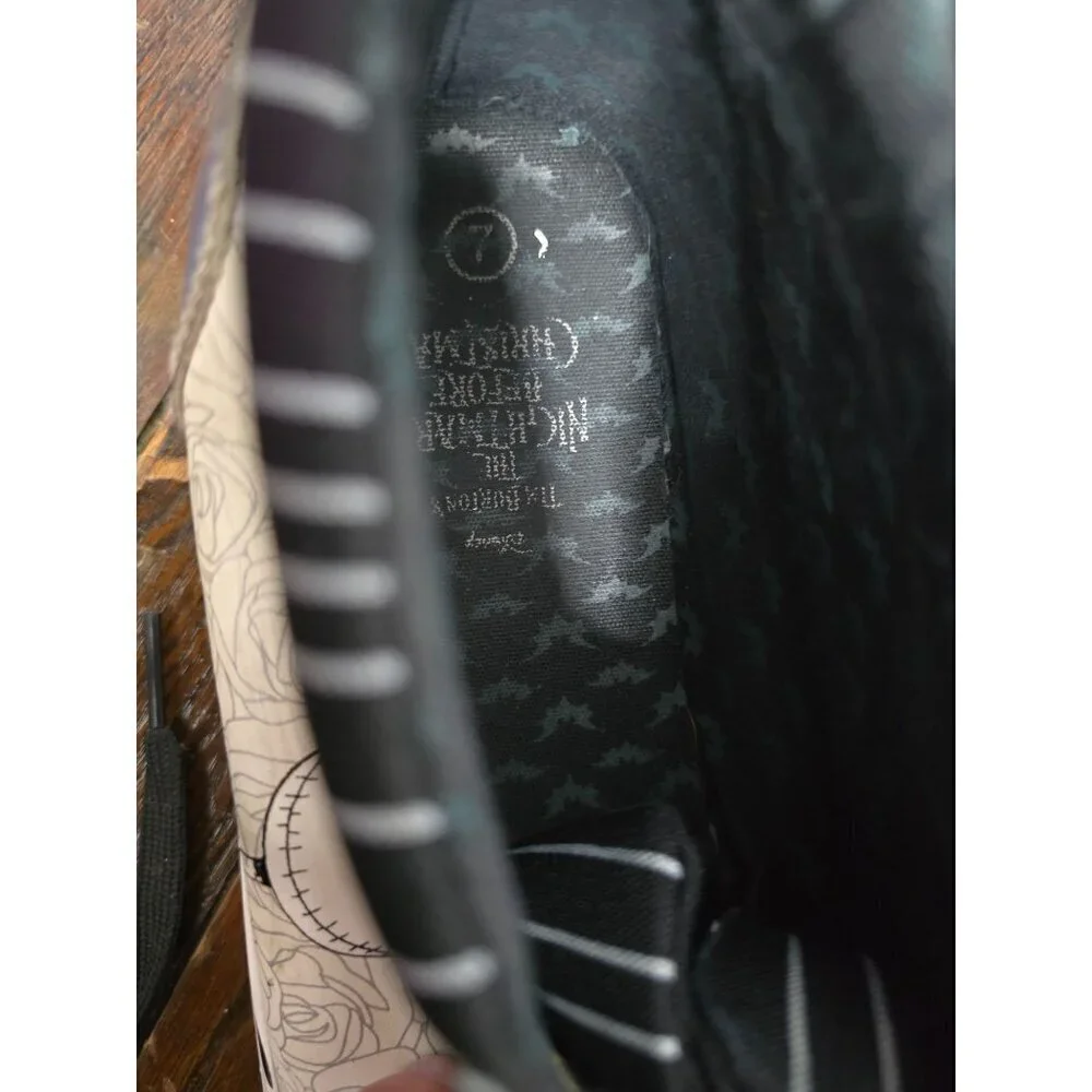 Disney Nightmare Before Christmas Mid Sneaker Jack Skellington Sally